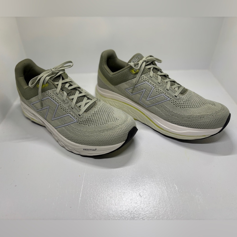 Men’s New Balance Fresh Foam 860 Olive Running Shoes Size 15 - Picture 3 of 12